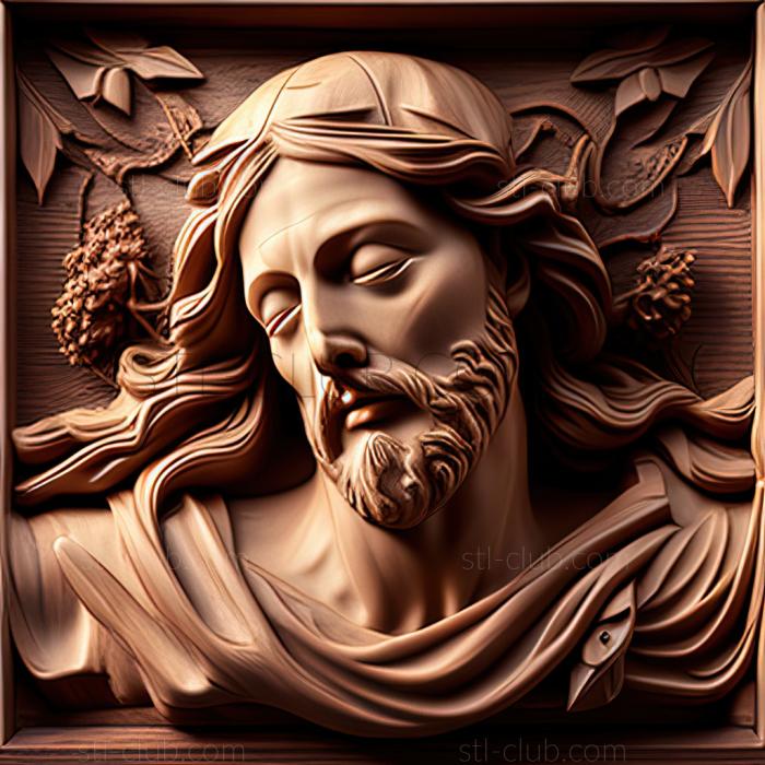 3D model st jesus (STL)